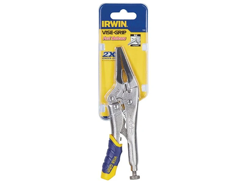 IRWIN Vise-Grip T14T 6LN Fast Release⢠Long Nose Locking Pliers 150mm (6in) VIST14T - Image 3