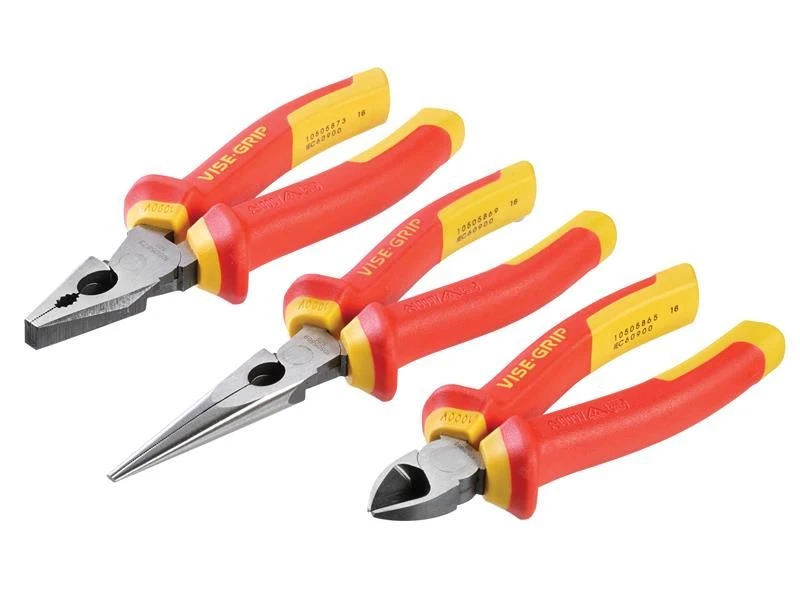 IRWIN Vise-Grip 10505519 VDE Pliers Set, 3 Piece VIS10505519