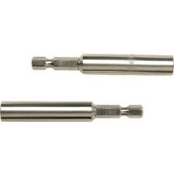 Irwin Magnetic Insert Bit Holder, For 1/4" Hex Bits, With C-Ring, 1/4" Hex Shank With Groove, 6" Long