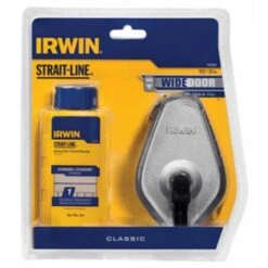 Irwin Industrial 1932880 100 Ft. Strait-Line Chalk Line & Reel Set; Blue