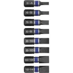 Irwin Insert Bit Set, 8 Pieces, 1/4" Shank
