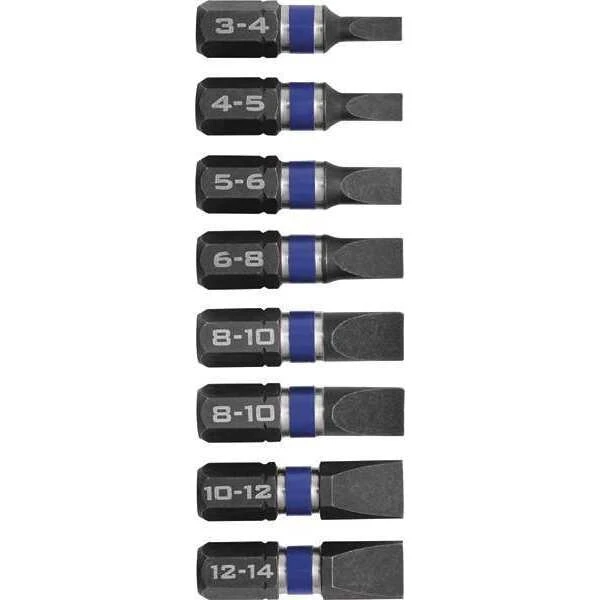 Irwin Insert Bit Set, 8 Pieces, 1/4" Shank