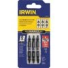 Irwin Insert Bit, Power, Dbl End, Hex Shank, PK3