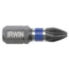 Irwin Insert Bit, Power, Sgl End, Hex Shank, PK2
