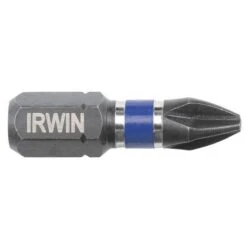 Irwin Insert Bit, Power, Sgl End, Hex Shank, PK2