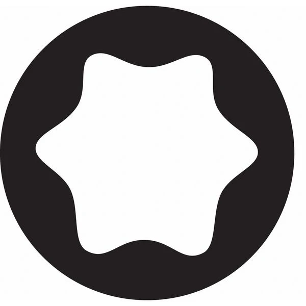 Irwin Torsion Bit, SAE, 1/4", Hex, T9, 1", S2 Steel