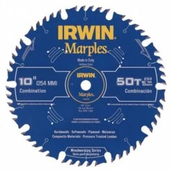 Irwin 10", 50-Teeth Laser Cut Circular Saw Blade, PK3