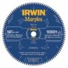 Irwin 12", 100-Teeth Laser Cut Circular Saw Blade, PK2