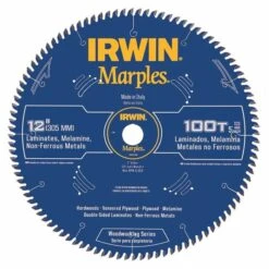 Irwin 12", 100-Teeth Laser Cut Circular Saw Blade, PK2