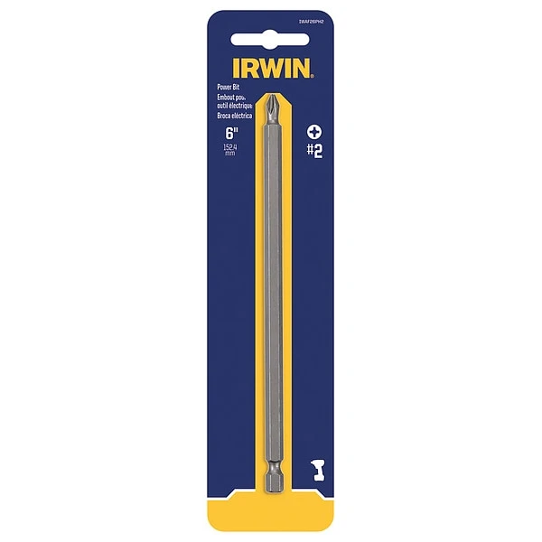 Irwin Power Bit, Phillips Style, 1/4" Hex - Image 2
