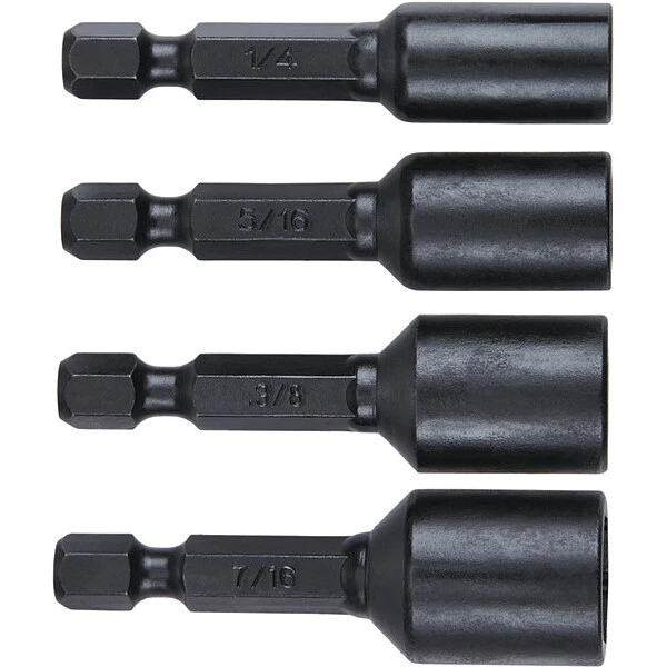 Irwin Nutsetter, Steel, Impact Rated, PK4