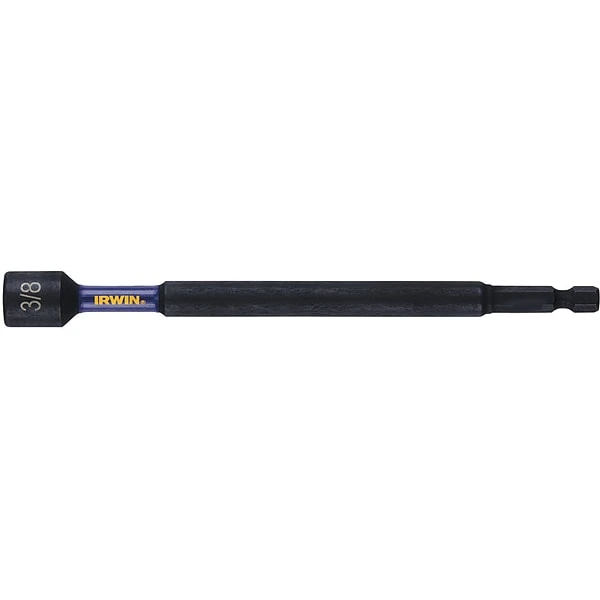 Irwin Nutsetter, 3/8", Steel, Impact Rated