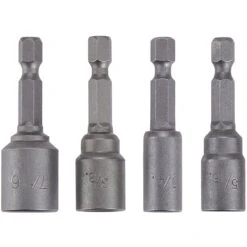 Irwin Nutsetter Set, Steel, PK4