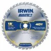 Irwin 12", 40-Teeth Circular Saw Blade