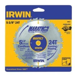 Irwin 5-3/8", 24-Teeth Circular Saw Blade, Steel