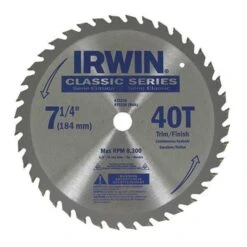 Irwin 7-1/4" Saw Blade, Steel, PK25
