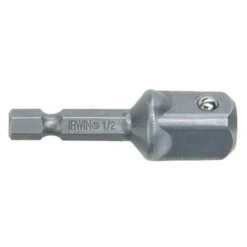 Irwin Skt Adptr, Steel, 1/4 In, 3/8 In